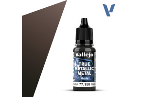 Акрилова фарба Іржавий метал Темний тон (Rusty Metal Shade) Vallejo True Metallic Metal VAL 77158