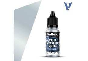 Акрилова фарба Стерлінгове срібло (Sterling Silver airbrush) Vallejo True Metallic Metal 77161
