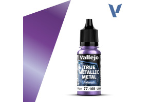 Акрилова фарба Небесно-фіолетовий (Celestial Violet airbrush) Vallejo True Metallic 77169