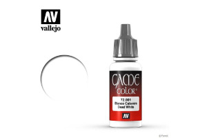 Acrylic paint Vallejo 72001 Dead White - 17ml.