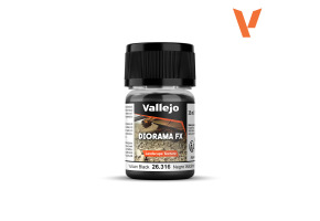 Текстура Вулкан чорний 0.1-0.6 мм (Vulcan Black) Vallejo 26316