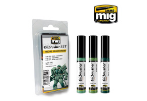 MECHAS GREEN TONES SET