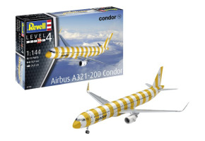 Збірна модель 1/144 Авіалайнер Airbus A321-200 Condor Revell 03788