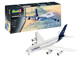 Збірна модель 1/144 Літак Airbus A380-800 Lufthansa "New Livery" Revell 03872