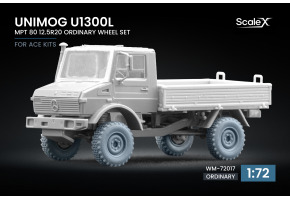 Wheel set for Unimog U1300L MPT 80 for ACE ScaleX WM-72017