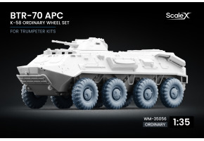 Набір коліс K-58 для БТР-70 APC від Trumpeter ScaleX WM-35056