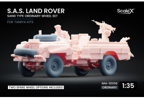 Набір коліс Sand Type для S.A.S. Land Rover від Tamiya ScaleX WM-35058