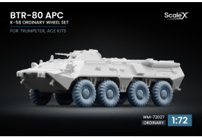 Набір коліс K-58 для БТР-80 APC від Trumpeter, ACE ScaleX WM-72027