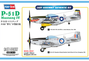 Збірна модель 1/48 Американський винищувач P-51D Mustang IV Fighter HobbyBoss HB85806