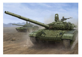 Збірна модель 1/16 Танк T-72B1 З реактивною бронею Контакт-1 Trumpeter 00925