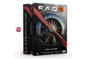 Книга F.A.Q. 2 Масштабне моделювання літаків від Daniel Zamarbid's AK-Interactive 644