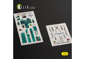 MiG-23 MLD 3D декаль інтер'єр для комплекту Trumpeter 1/32 KELIK K32069