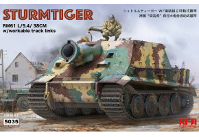 Збірна модель 1/35 САУ Sturmtigr з повним інтер'єром башти RFM RM-5035