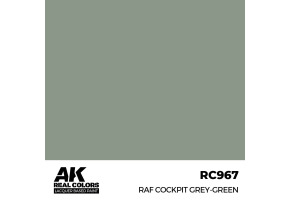 Акрилова фарба на спиртовій основі RAF Cockpit Grey-Green / Сіро-зелений AK-interactive RC967