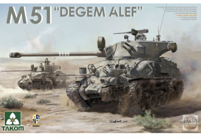 Збірна модель 1/35 Танк М51 "Degem Alef" Армії оборони Ізраїлю Takom 2208