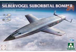 Збірна модель 1/72 Суборбітальний бомбардувальник Sänger-Bredt Silbervogel (2-в-1) Takom 5017