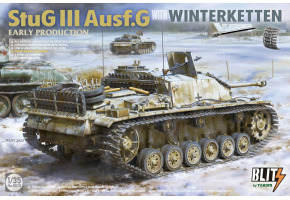 Збірна модель 1/35 САУ StuG III Ausf.G з підвіскою Winterketten (рання версія) Takom 8010