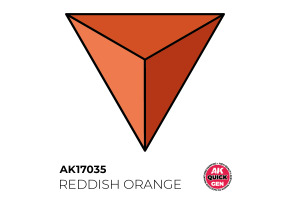 Акрилова фарба REDDISH ORANGE / Червонувато-помаранчевий QUICK GEN COLOR AK-interactive AK 17035