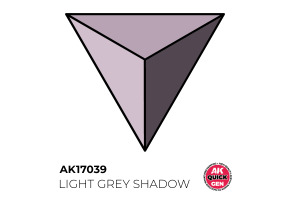 Акрилова фарба LIGHT GREY SHADOW / Світло-сіра тінь QUICK GEN COLOR AK-interactive AK 17039