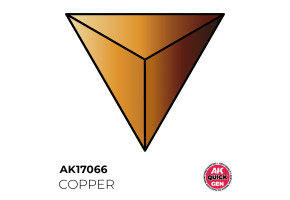 Акрилова фарба COPPER / Мідь (металік) QUICK GEN COLOR AK-interactive AK 17066