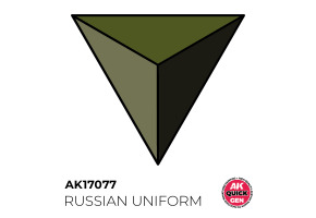 Акрилова фарба rUSSIAN UNIFORM / уніформа (військовий) QUICK GEN COLOR AK-interactive AK 17077
