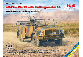 Сборная модель немецкого военного автомобиля s.E.Pkw Kfz.70 с Zwillingssockel 36