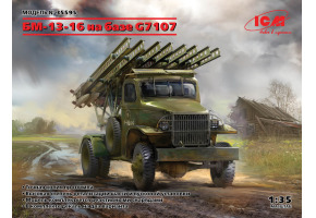 Збірна модель 1/35 Автомобіль БМ-13-16 на базі G7107 ICM 35595