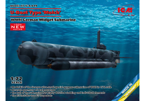Збірна модель 1/72 підводний човен типу "Molch" ICMS019