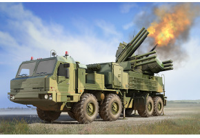Scale mode 1/35 l of truck BAZ-6909 type 96K6 "Armor"-S1 air defense system Trumpeter 01087