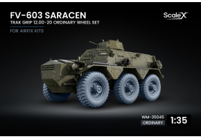 Набір коліс TRAK GRIP 12.00-20 для FV-603 Saracen від Airfix ScaleX WM-35045