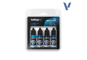 Набір фарб Sapphire Blue Vallejo True Metallic Metal 77256