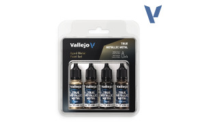 Набір фарб Aged Metal Vallejo True Metallic Metal 77258