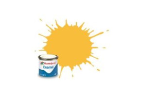 Желтая темная глянцевая