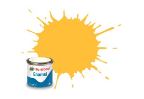 Желтая матовая