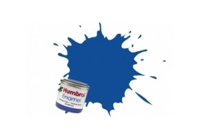 Синяя матовая