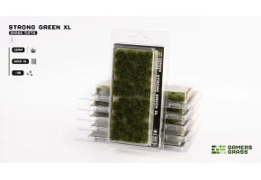 Набір пучків трави зеленої Strong Green XL  12мм Gamers Grass GG12-SG