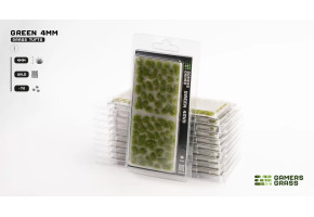 Набір пучків трави дикої зеленої Green- Wild 4мм Gamers Grass GG4-G