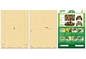 Airbrush CAMO-MASK for 1/35 Tiger 1 Camo Scheme2