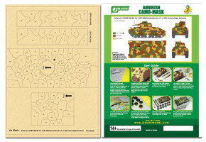Airbrush CAMO-MASK for 1/35 35t (Czechoslovak LT vz.35) Camouflage Scheme