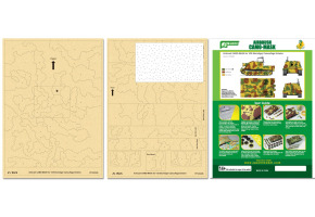 Airbrush CAMO-MASK for 1/35 Sturmtiger Camouflage Scheme