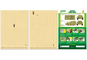 Airbrush CAMO-MASK for 1/35 Ferdinand (Kursk 1943) Camouflage Scheme 1