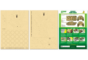 Airbrush CAMO-MASK for 1/35 Jagdpanther Camouflage Scheme 1