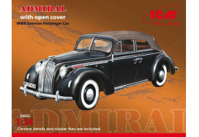 Збірна модель 1/24 Автомобіль Адмірал кабріолет з відкритим верхом ICM 24022