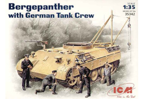 Bergepanther з німецьким танковим екіпажем