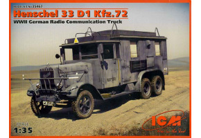 Henschel 33 D1 Kfz.72, German radio vehicle II MV