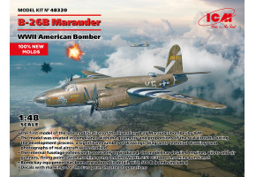 Scale model 1/48 American bomber B-26B Marauder ICM 48320