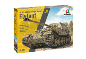 Збірна модель 1/35 САУ ELEFANT Sd. Kfz.184 Panzerjager Tiger (P) Italeri 0211