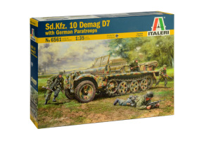 Збірна модель 1/35 Sd. 10 Demag D7 з німецькими парашутистами Italeri 6561