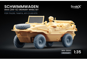 Набір коліс для Schwimmwagen Deka (200-12) від Italeri, Tamiya, AFV club ScaleX WW-35017