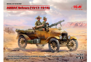 Збірна модель 1/35 фігур водіїв "ANZAC" (1917-1918) ICM35707